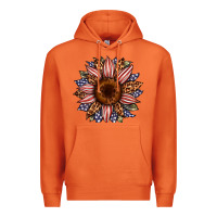Carrot usa flag camouflage leopard sunflower Premium Hoodie - Artiststas