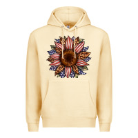 Pina Colada usa flag camouflage leopard sunflower Premium Hoodie - Artiststas