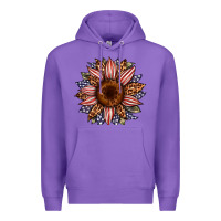 Purple usa flag camouflage leopard sunflower Premium Hoodie - Artiststas