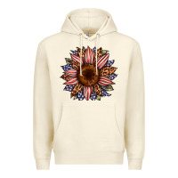 Sandshell usa flag camouflage leopard sunflower Premium Hoodie - Artiststas