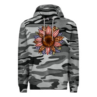 Slate Camo usa flag camouflage leopard sunflower Premium Hoodie - Artiststas