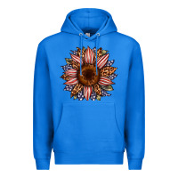 True Royal usa flag camouflage leopard sunflower Premium Hoodie - Artiststas