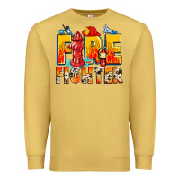 Antique Gold firefighter Premium Sweatshirt - Zillion Design Studio