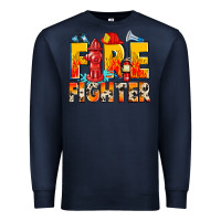 Navy firefighter Premium Sweatshirt - Zillion Design Studio