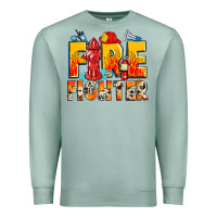 Seafoam firefighter Premium Sweatshirt - Zillion Design Studio