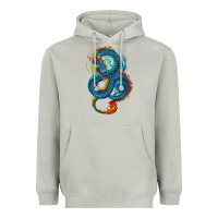 Moon Dust Blue dragon Heavyweight Hoodie - RanaPortraitStore