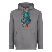 Storm Blue dragon Heavyweight Hoodie - RanaPortraitStore