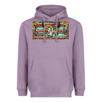 Lavender Boho bull skull and serape Heavyweight Hoodie - RanaPortraitStore