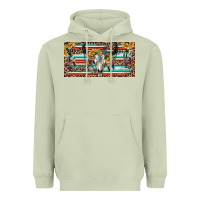 Matcha Boho bull skull and serape Heavyweight Hoodie - RanaPortraitStore