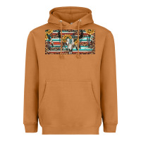 Meerkat Boho bull skull and serape Heavyweight Hoodie - RanaPortraitStore