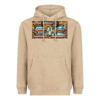 Mushroom Boho bull skull and serape Heavyweight Hoodie - RanaPortraitStore