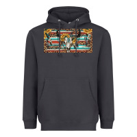 Smoke Boho bull skull and serape Heavyweight Hoodie - RanaPortraitStore