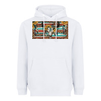 White Boho bull skull and serape Heavyweight Hoodie - RanaPortraitStore