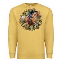 Antique Gold sunflower rodeo Premium Sweatshirt - RanaPortraitStore