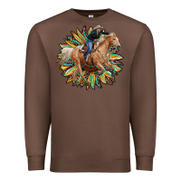 Chestnut sunflower rodeo Premium Sweatshirt - RanaPortraitStore