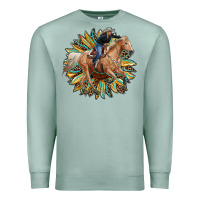 Seafoam sunflower rodeo Premium Sweatshirt - RanaPortraitStore