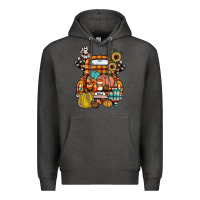 Charcoal Heather farm truck,fall Premium Hoodie - JahusDesignShop