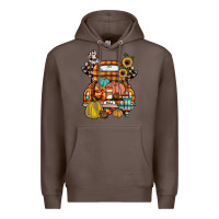 Coffee farm truck,fall Premium Hoodie - JahusDesignShop