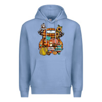 Colony Blue farm truck,fall Premium Hoodie - JahusDesignShop
