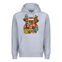 Heather Grey farm truck,fall Premium Hoodie - JahusDesignShop
