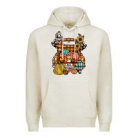 Oatmeal Heather farm truck,fall Premium Hoodie - JahusDesignShop