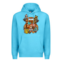 Ocean Blue farm truck,fall Premium Hoodie - JahusDesignShop