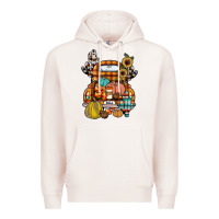 Pale Pink farm truck,fall Premium Hoodie - JahusDesignShop