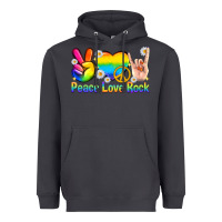 Smoke peace love rock pride Heavyweight Hoodie - texasbilliewilder