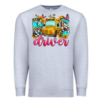 Heather Grey bus driver Premium Sweatshirt - Zillion Design Studio