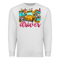 Oatmeal Heather bus driver Premium Sweatshirt - Zillion Design Studio