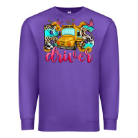Purple bus driver Premium Sweatshirt - Zillion Design Studio