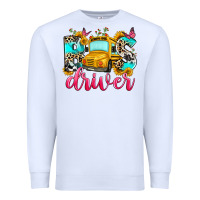 White bus driver Premium Sweatshirt - Zillion Design Studio