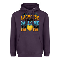 Plum my favorite lacrosse player calls me mom Heavyweight Hoodie - Zillion Design Studio