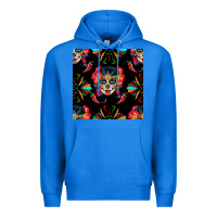 True Royal sugar skull seamless pattern Premium Hoodie - BundleAndBundleShop
