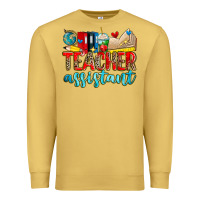 Antique Gold teacher assistant Premium Sweatshirt - Zillion Design Studio