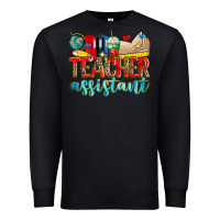Black teacher assistant Premium Sweatshirt - Zillion Design Studio