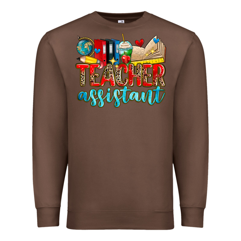 Teacher Assistant Premium Sweatshirt by Zillion Design Studio | Teevron