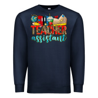 Navy teacher assistant Premium Sweatshirt - Zillion Design Studio