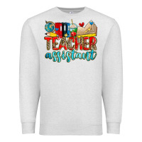 Oatmeal Heather teacher assistant Premium Sweatshirt - Zillion Design Studio