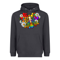 Smoke pride bee with daisy lgbtq Heavyweight Hoodie - texasbilliewilder