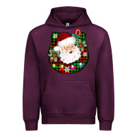Mauve Wine horseshoe santa Urban Hoodie - AdoDesignShop