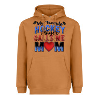 Meerkat my favorite hockey player calls me mom Heavyweight Hoodie - Zillion Design Studio