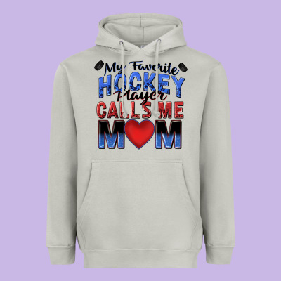 Heavyweight Hoodie my favorite hockey player calls me mom