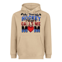Mushroom my favorite hockey player calls me mom Heavyweight Hoodie - Zillion Design Studio