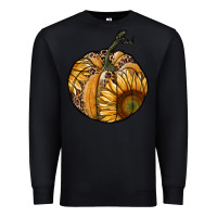 Black sunflower pumpkin Premium Sweatshirt - RanaPortraitStore