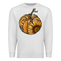 Oatmeal Heather sunflower pumpkin Premium Sweatshirt - RanaPortraitStore