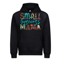 Black small business mama leopard turquoise aztec serape cowhide Urban Hoodie - Artiststas