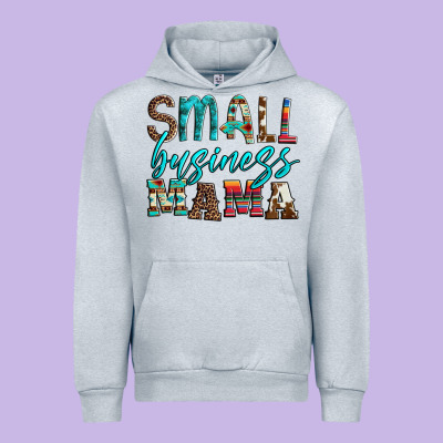 Small Business Mama Leopard Turquoise Aztec Serape Cowhide Urban Hoodie Designed By Artiststas