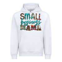 White small business mama leopard turquoise aztec serape cowhide Urban Hoodie - Artiststas