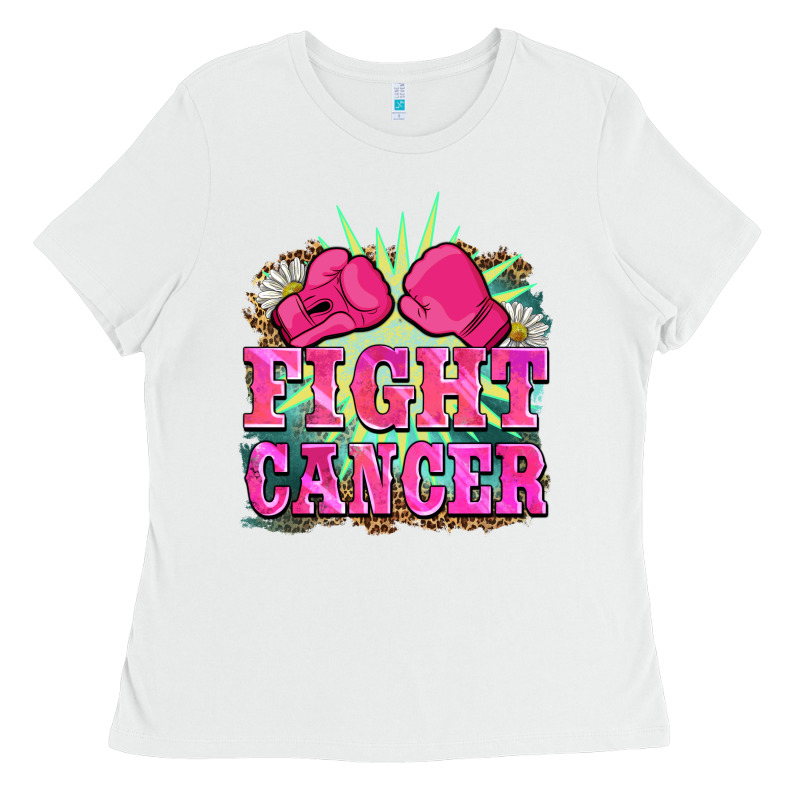 Fight Cancer Ladies Tee by BarkalooDesign | Teevron